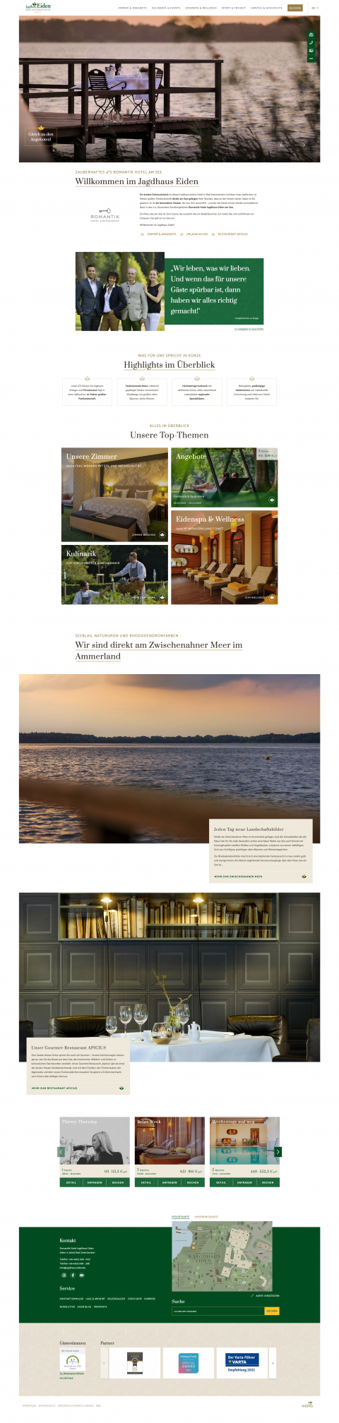 Seitenaufnahme Jagdhaus Eiden