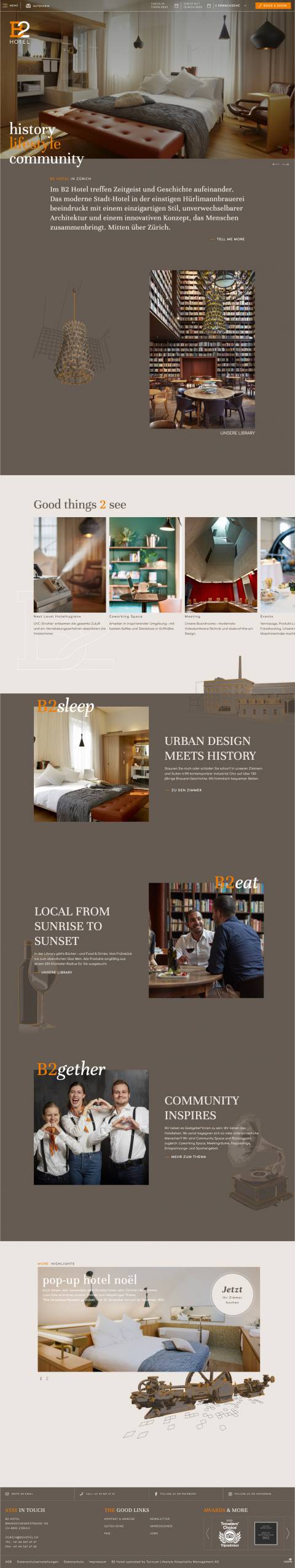 Seitenaufnahme b2 Hotel