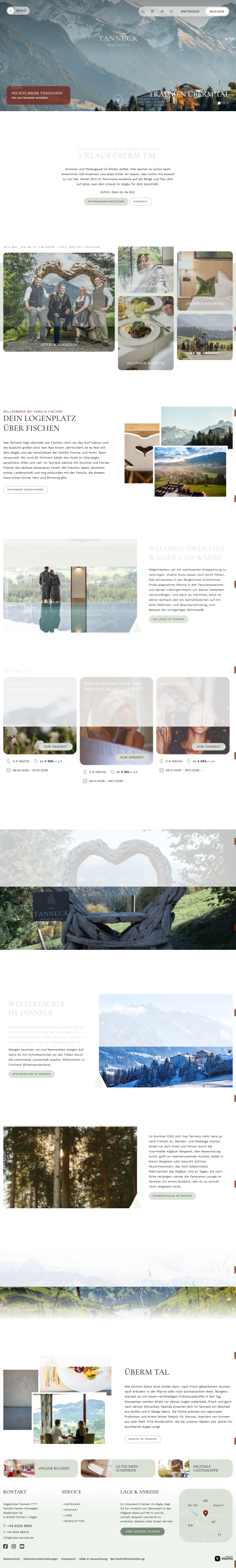 Seitenaufnahme Hotel Tanneck