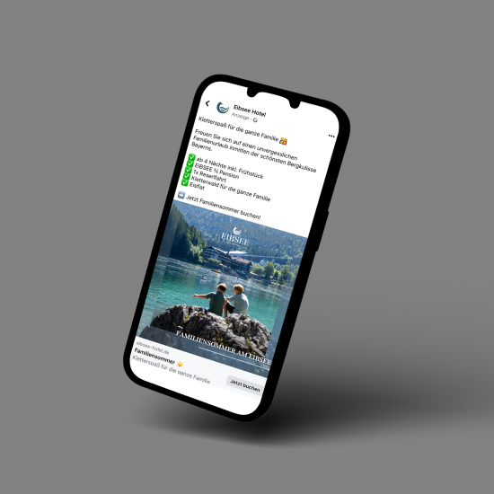 Mockup mobile Ansicht Hotel Eibsee