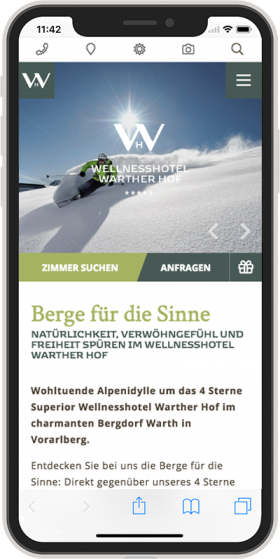 Responsive Webseiten und Webdesign der vioma GmbH