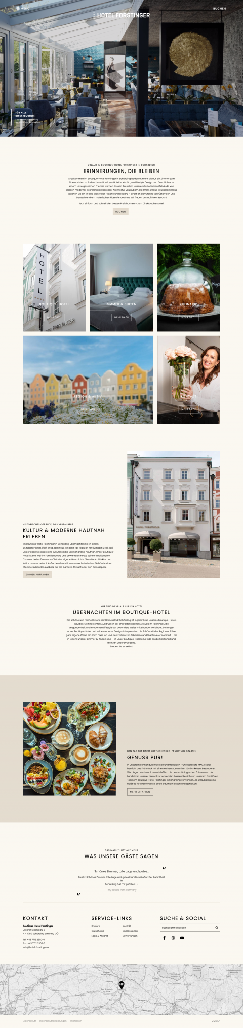 Seitenaufnahme Hotel Forstinger