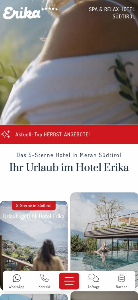 Screenshot Website Andreus Resort #2