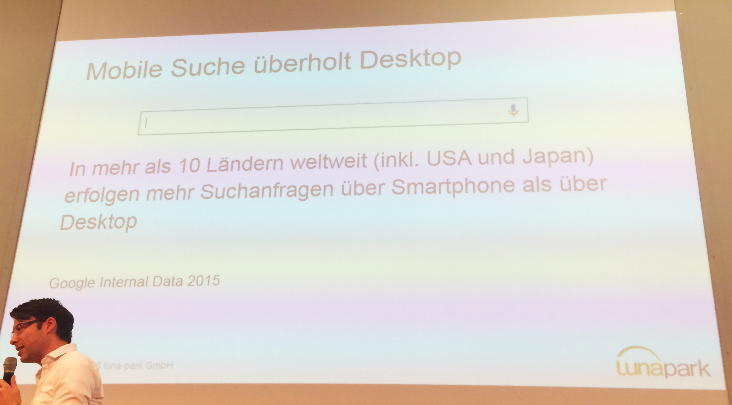 Suchanfragen über Smartphones