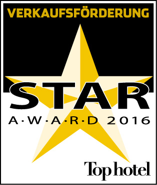Top Hotel Star Award 2016 Verkaufsförderung