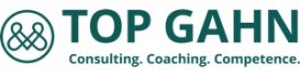 Logo Top Gahn Consulting. Coaching. Competence.