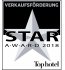 Auszeichnung Top hotel Star Award 2018 Verkaufsförderung Silber für vioma Voucher